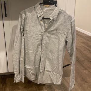 Mens All Saints grey shirt small